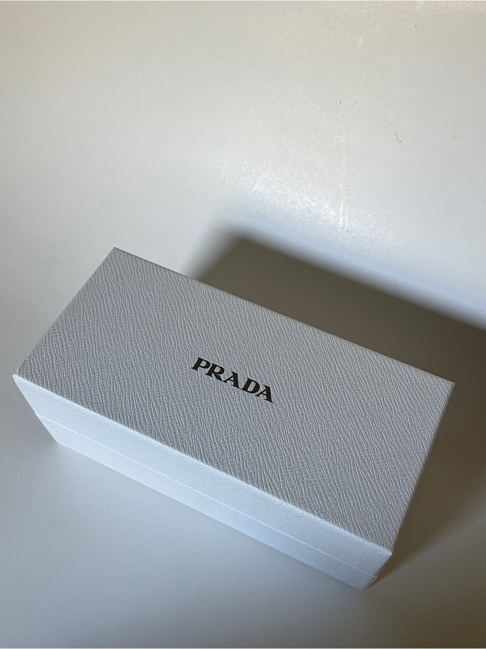 Prada White Sunglasses Box